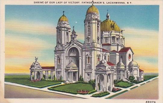 New York Lackawanna Shrine Of Our Lady Of Victory Fatherbakers