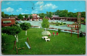 Bowling Green Kentucky 1960 Postcard Colletdale Court