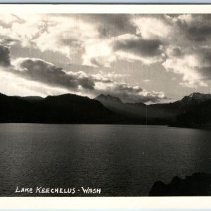 c1940s Near Hyak, Kittitas, WA Lake Keechelus RPPC Ellis #230 Real Photo PC A207