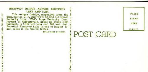 KY - Highway Bridge AcrossKentucky Lake & Dam