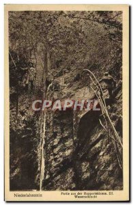 Postcard Old Party Niederlahnstein Aus Der Ruppertsklamm Wasserschlucht