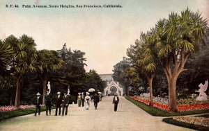 San Francisco, California - Palm Avenue at Sutro Heights - c1908