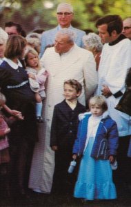 Pope John Paul II With Children In Des Moines Iowa October 1979