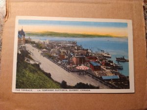 1930's The Terrace, Quebec, Canada Postcard