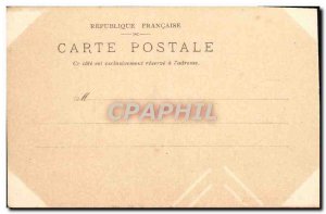 Postcard Old 1900 Exhibition City Hall of Paris Boat Peniche