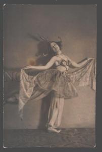 3105948 Russian BALLET Star BELLY DANCER Art Nouveau Old PHOTO