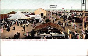 Postcard Amusement Center of Tent City, Coronado, San Diego, California
