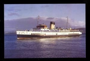 SIM0202 - Caledonian Ferry - Queen Mary II  built 1933 - postcard