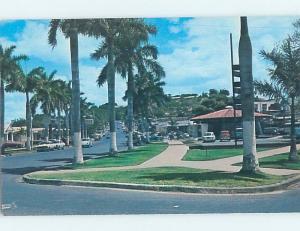 1976 postcard COMMERCIAL CENTER Managua Nicaragua F5704