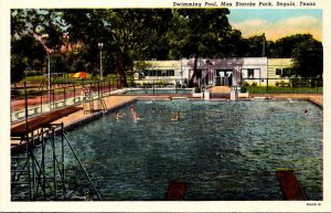 Texas Seguin Max Starcke Park Swimming Pool Curteich