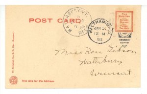 MA -  Waltham. High School ca 1905