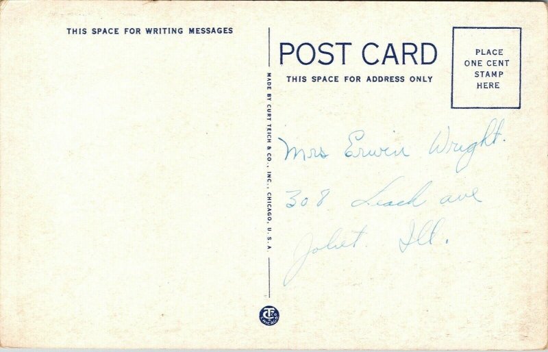 US Post Office Clovis NM New Mexico WB Postcard Curt Teich VTG UNP WOB Vintage 