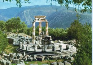 Greece Postcard - Delphi, Tholos, Archaeological Site  SW18090