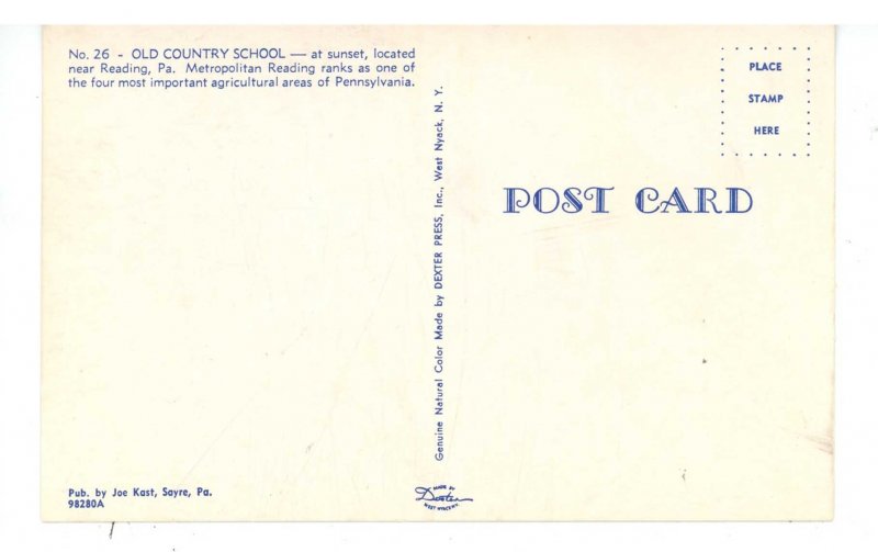 PA - Reading. Old Country School