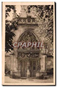 Old Postcard Chateaux of the Loire Chateau Amboise Gate Chapel St Hubert buil...