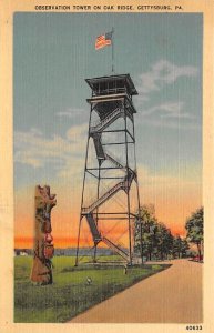 Observation Tower on Oak Ridge  Gettysburg, Pennsylvania PA