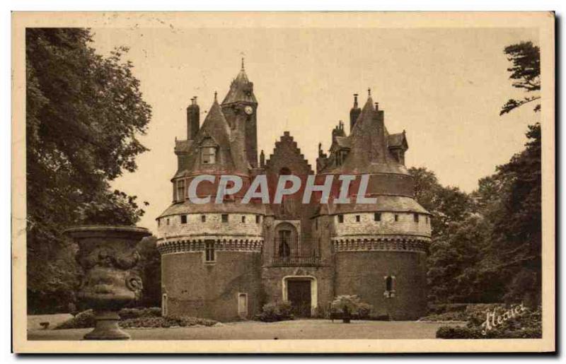 Old Postcard Treport Eu Seas and Surroundings The castle of Rambures from the...
