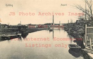 Denmark, Kolding, Aaparti, Canal, Factory, Julius Kops