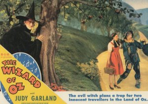 The Wizard Of Oz Witch Julie Garland Lobby Card Style Film Postcard