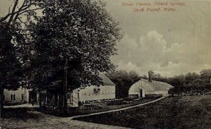 Green Houses in Poland Springs, Maine