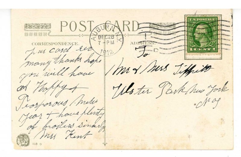 Greeting - New Year       January 1                 (Winsch)