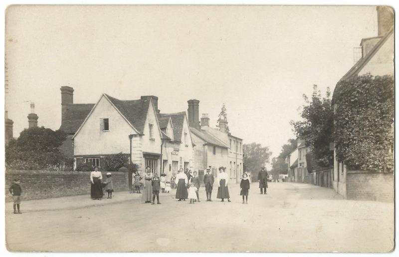 Unidentified Edwardian Animated Street Scene RP PC Unposted, Cook Stores to Left