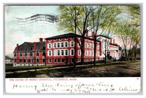 Vintage 1900s Postcard House of Mercy Hospotal Pittsfield Massachusetts