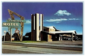 c1950 Cameron Motel & Restaurant Signage Entrance Denver Colorado CO Postcard