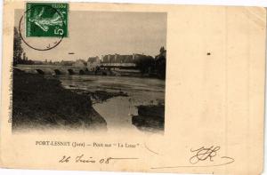 CPA PORT-LESNEY - Pont sur la Loue (211586)