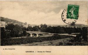 CPA   Grabels - Avenue du Cháteau     (518861)