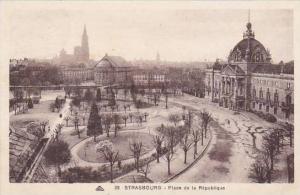 France Strasbourg Place de la Republique 1933