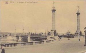 Belgium Brussels La Meuse et le pont de Fragnee