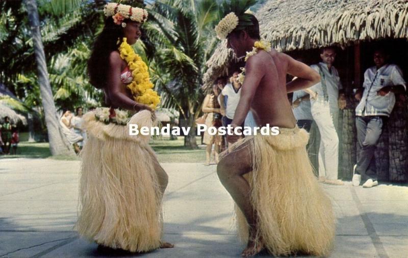 french polynesia, TAHITI, Dancing Couple at Camera Show Hotel Bali-Hai (1967)