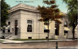Postcard Post Office in Anderson, Indiana~1511