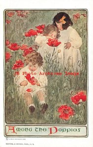 6 Postcards Set, Jessie Wilcox Smith, R & N No 100, Children, Flowers, Tea