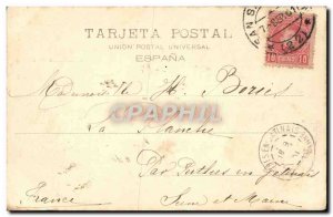 Postcard Old San Sebastian Caseta Real