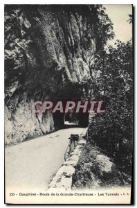 Postcard Old Route Dauphine Grande Chartreuse Tunnels