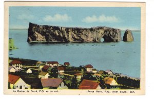 Perce Village and Rock, Quebec, Used 1941 CDS Cancel,