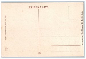 c1940's Delftsche Poort Rotterdam Netherlands Vintage Unposted Postcard