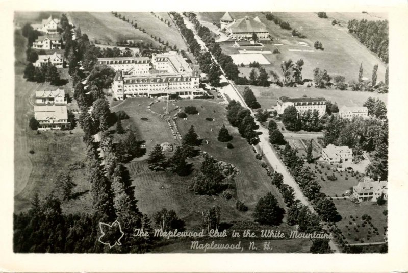 NH - Bethlehem. Maplewood Club circa 1940   RPPC