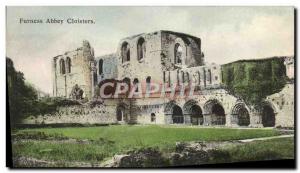 Postcard Old Furness Abbey Cloisters