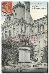 Old Postcard Paris Statue of Etienne Marcel