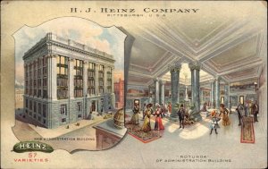 Pittsburgh Pennsylvania PA HJ Heinz Co Office Building c1910 Vintage Postcard