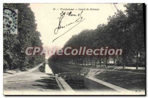 Postcard Old Canal De Brienne Toulouse