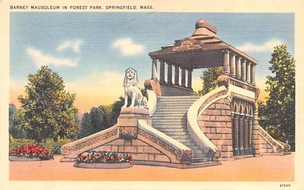 Barney Mausoleum in Springfield, Massachusetts in Forest Park.