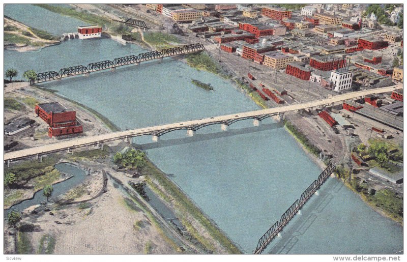 New Ottumwa Bridge and Viaduct, Ottumwa, Iowa, 30-40s