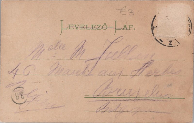 Hungary Budapest St. Gerard Sagredo Statue Szent Gellértszobor Postcard 02.98 Europe