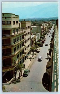 Cercado Bolivia Postcard Aerial View of Avenida Bolivar Cochabamba 1968 Posted