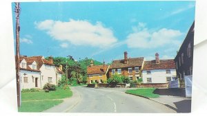 New Vintage Postcard Pye Corner Castle Hedingham Essex  VGC