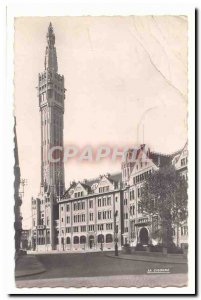 Lille Postcard Modern L & # City 39hotel and its belfry